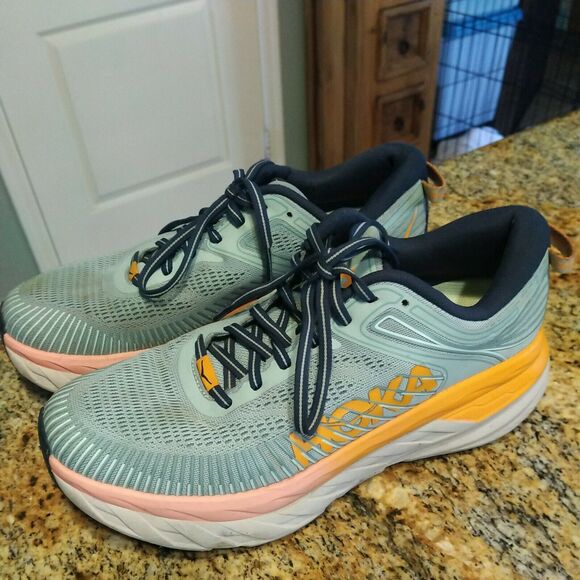 HOKA ONE ONE Bondi 7 Women's Cushioned Running Shoes Size 9.5 - Picture 3 of 12